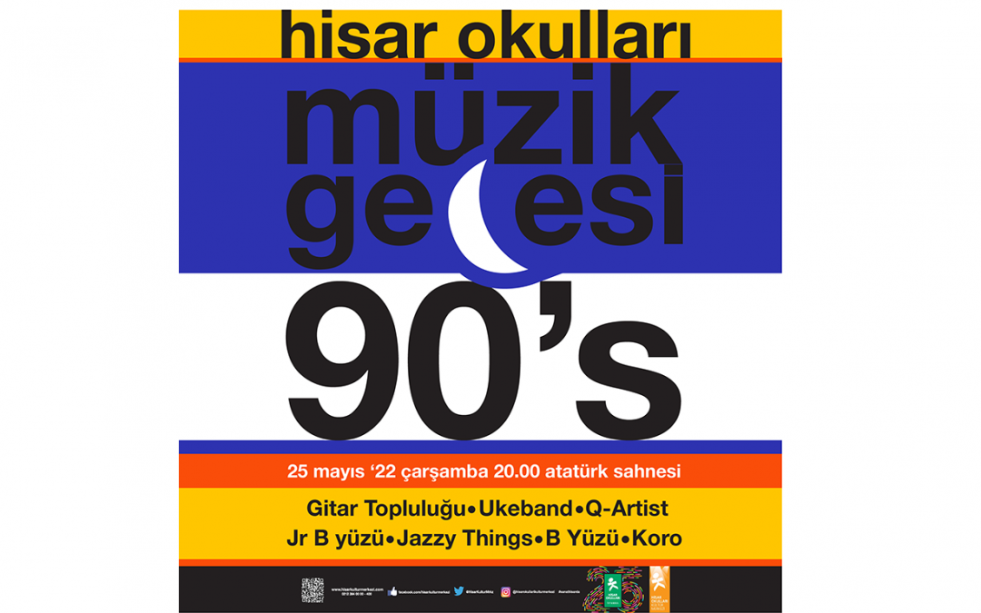 Yıl Sonu Konserimiz “Müzik Gecesi 90lar” Temasıyla Atatürk Sahnesinde