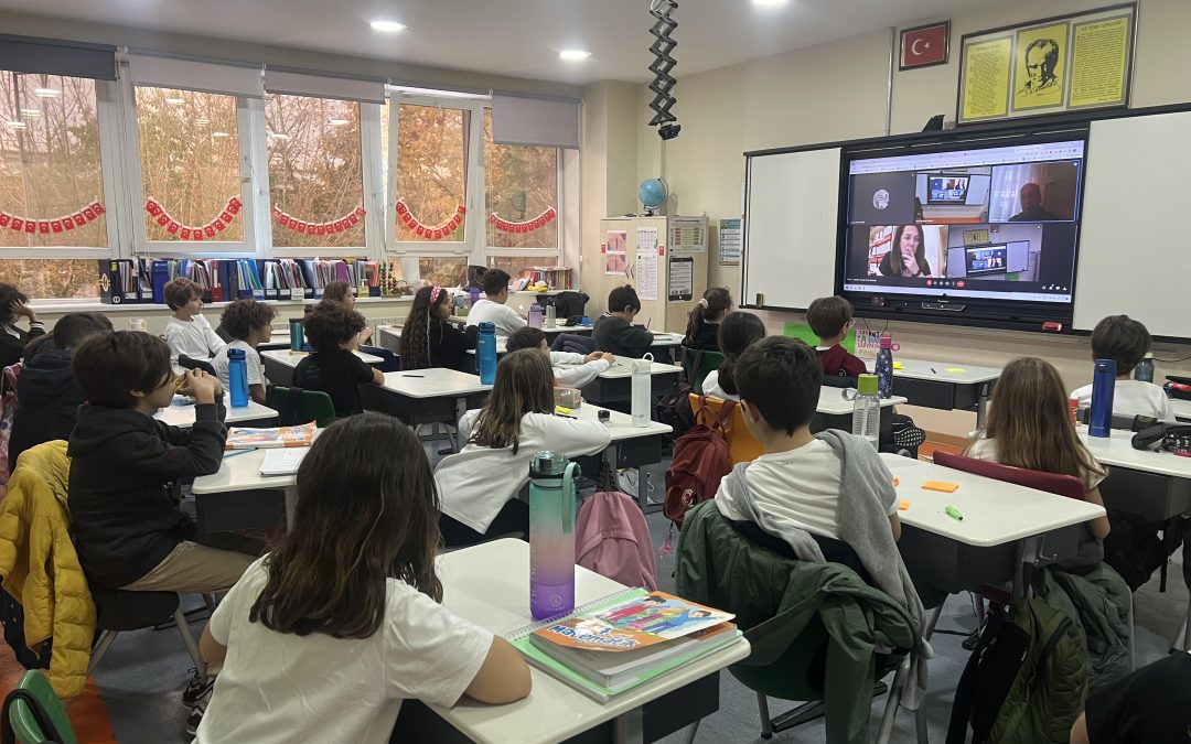 Our Grade 4 Students Came Together with Author Aydoğan Yavaşlı