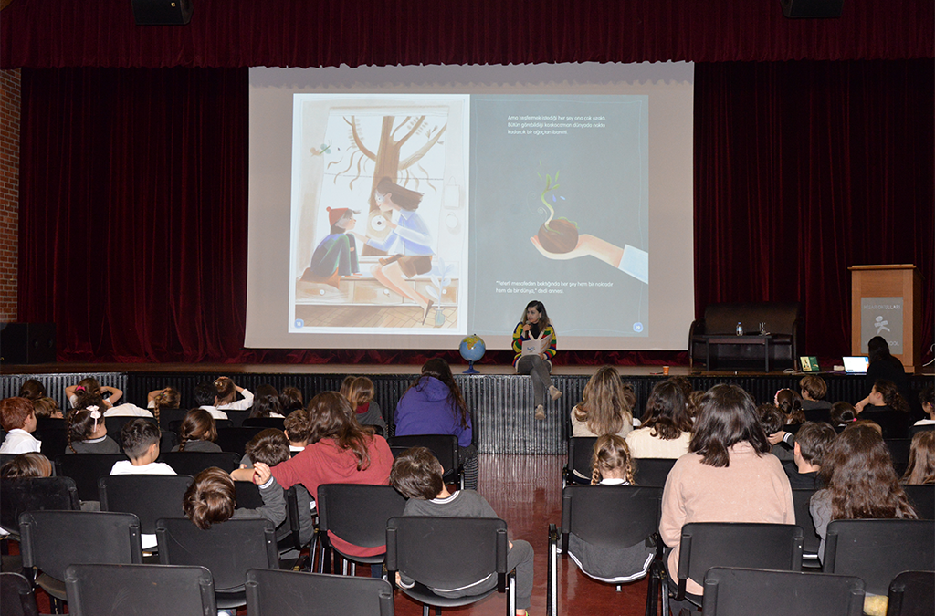 Within the scope of Hisar Book Tree Days, Our Preschool Students Came Together with Author Gizem Kıygı