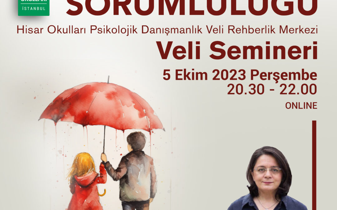 “Çocuk Koruma Sorumluluğu” veli semineri, 5 Ekim’de düzenlenecek