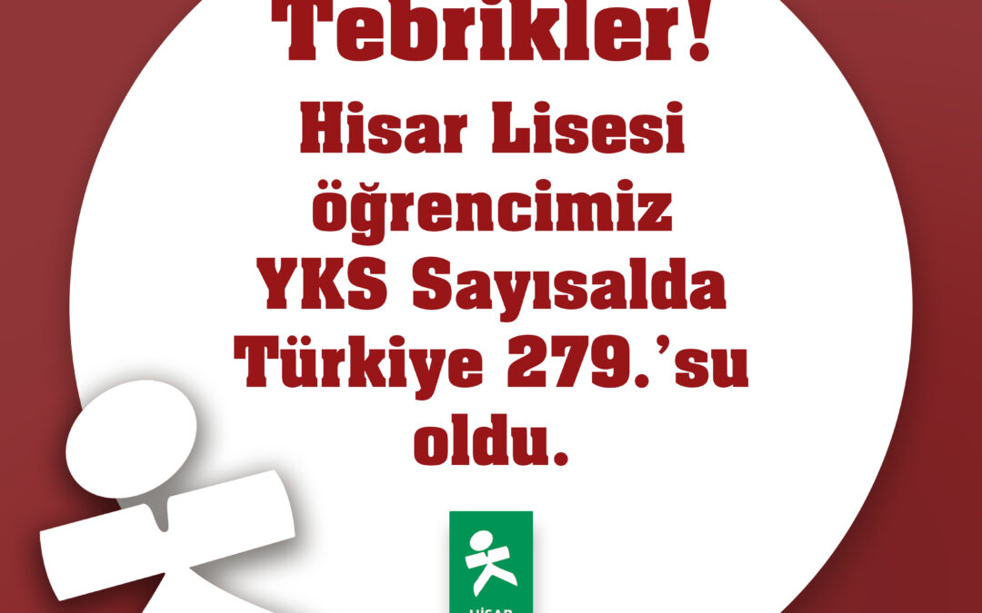 Öğrencimiz, YKS Sayısal Türkiye 279.’su Oldu