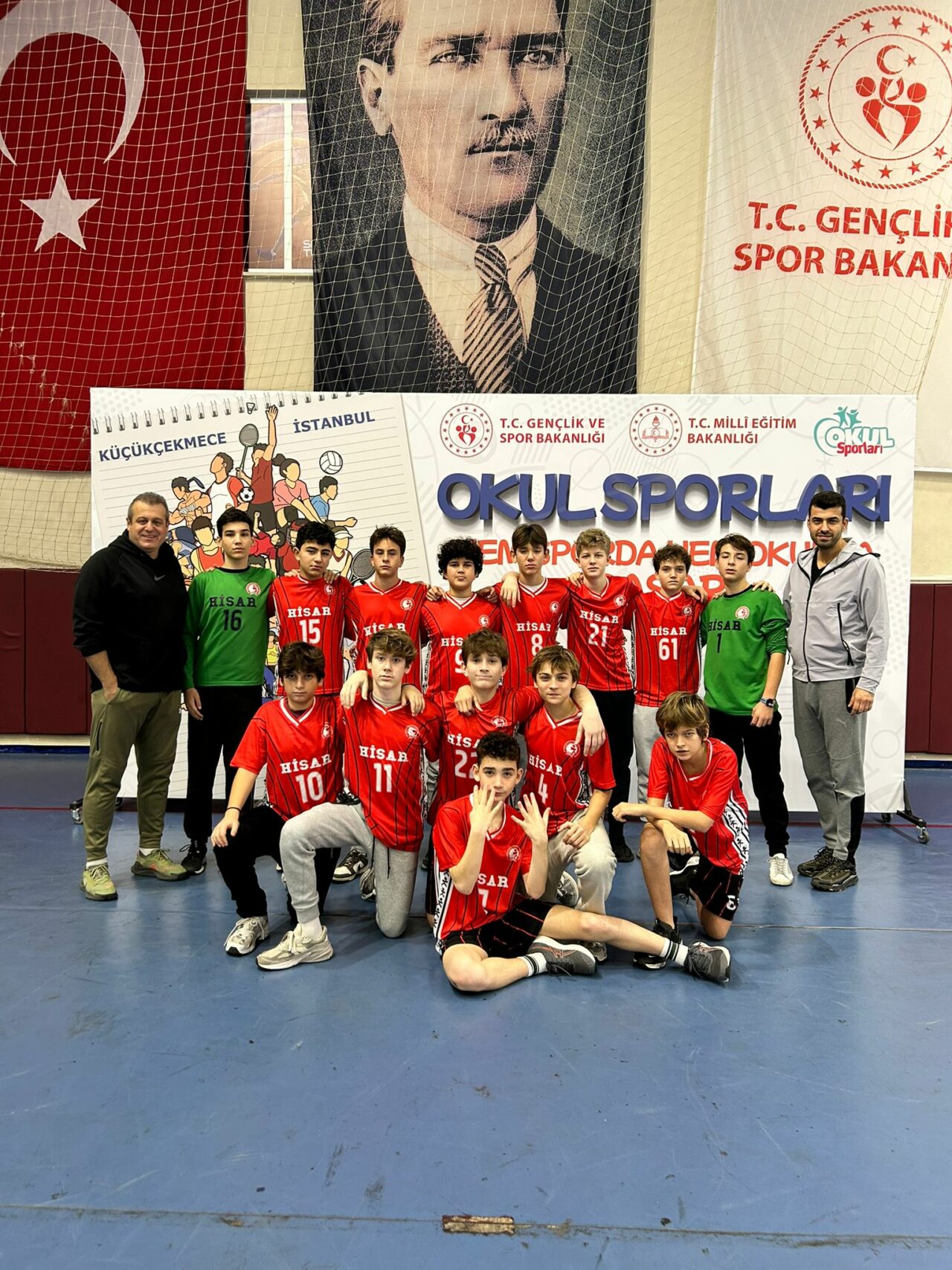 Yıldız Erkek Hentbol Takımımız İstanbul 3.sü Oldu